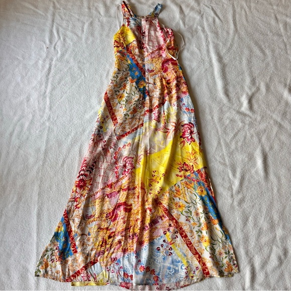 Etcetera Maxi Halter Dress Floral Print Size 0 - Picture 8 of 11